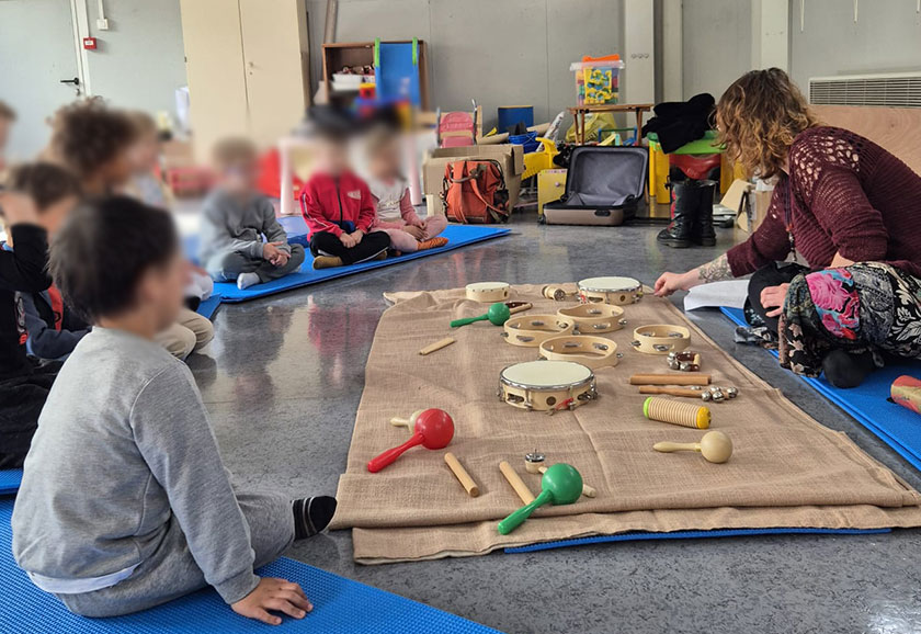 Atelier musical à Dampmart